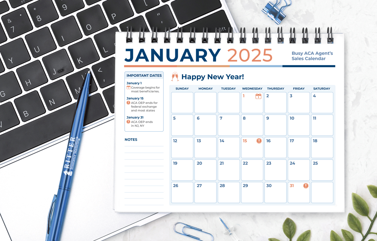 Stay Organized with the Busy ACA Agent’s Sales Calendar