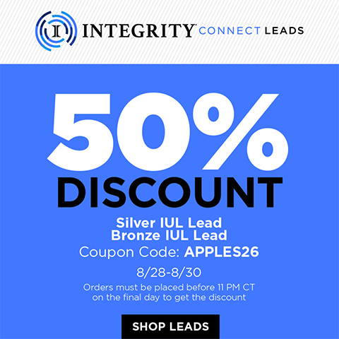 IntegrityCONNECT Silver and Bronze IUL Leads Promo!