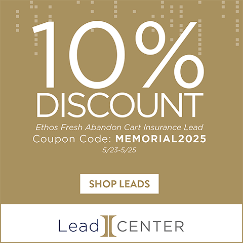 Ethos Fresh Abandon Cart Insurance Lead Promotion!