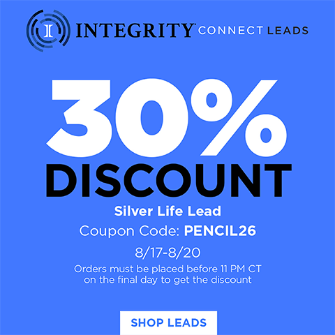 IntegrityCONNECT Silver Life Leads Promo!