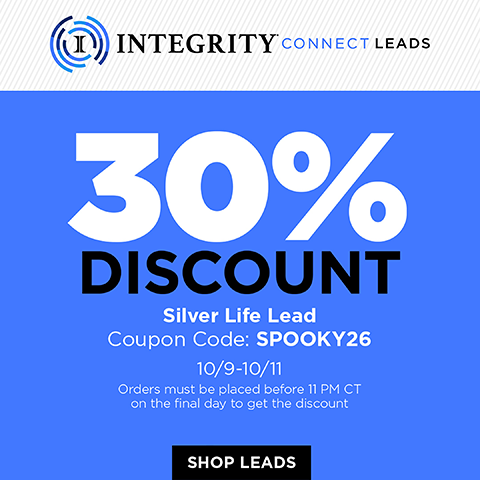 IntegrityCONNECT Silver Life Leads Promo!
